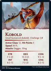 Kobold Art Card [Dungeons & Dragons: Adventures in the Forgotten Realms Art Series] MTG Single Magic: The Gathering    | Red Claw Gaming
