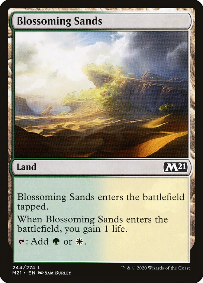 Blossoming Sands [Core Set 2021] MTG Single Magic: The Gathering    | Red Claw Gaming