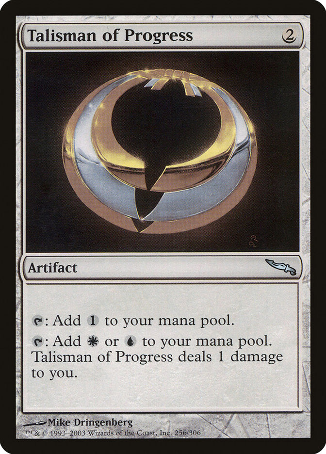 Talisman of Progress [Mirrodin] MTG Single Magic: The Gathering    | Red Claw Gaming