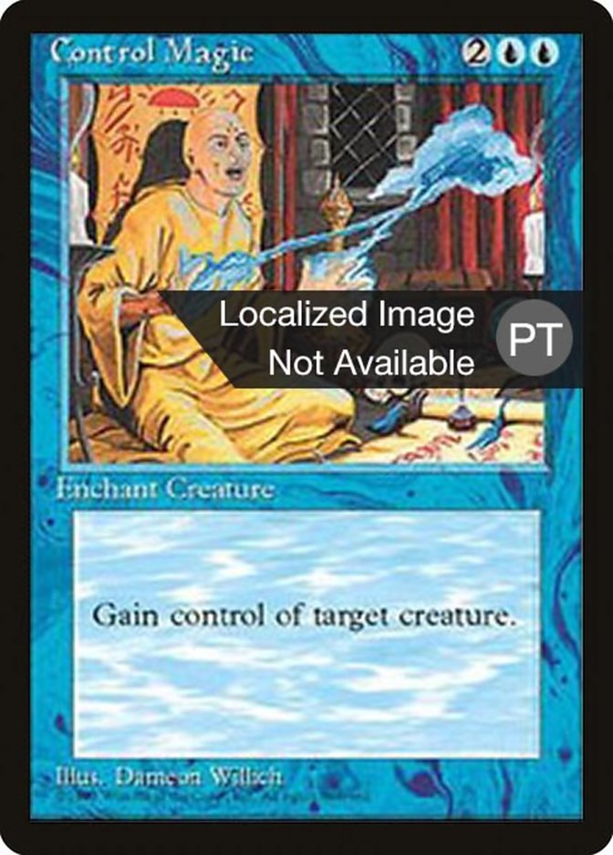 Control Magic [Fourth Edition (Foreign Black Border)] MTG Single Magic: The Gathering    | Red Claw Gaming