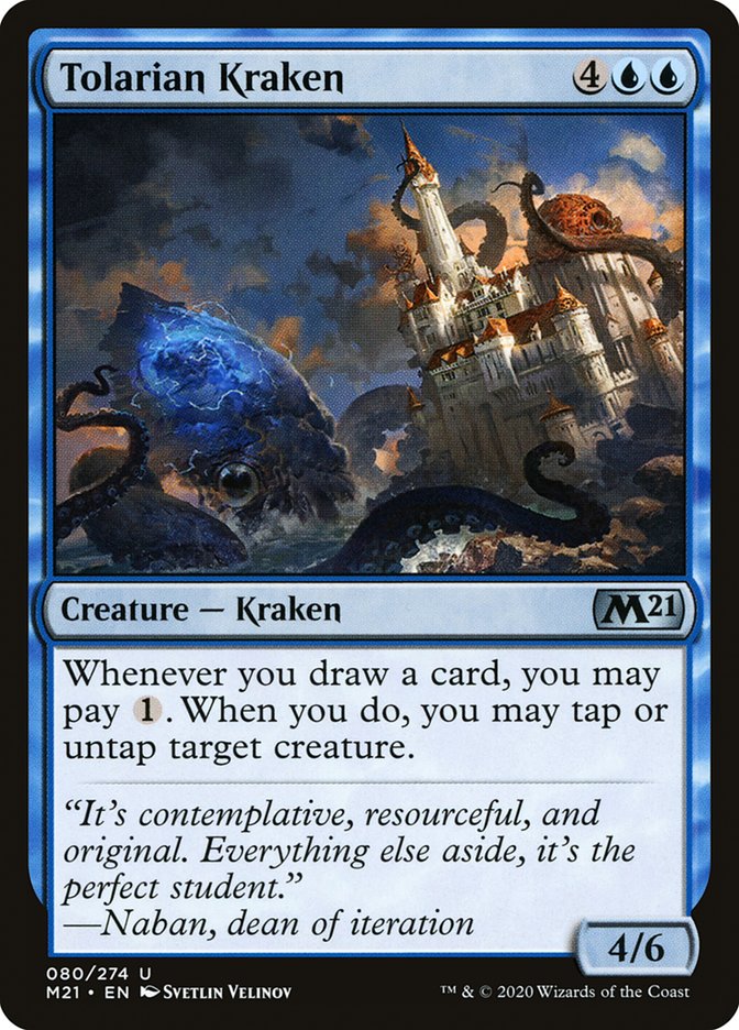 Tolarian Kraken [Core Set 2021] MTG Single Magic: The Gathering    | Red Claw Gaming