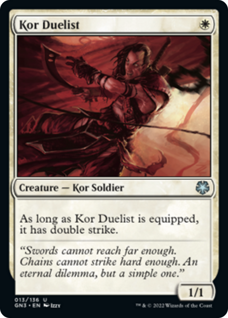 Kor Duelist [Game Night: Free-for-All] MTG Single Magic: The Gathering    | Red Claw Gaming