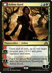 Arlinn Kord // Arlinn, Embraced by the Moon [Shadows over Innistrad Prerelease Promos] MTG Single Magic: The Gathering    | Red Claw Gaming
