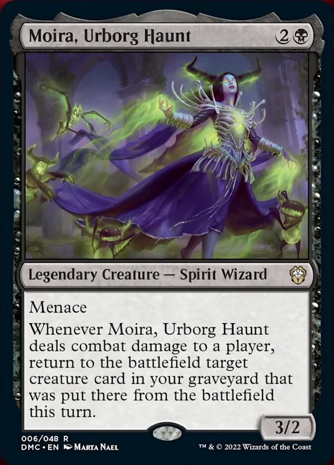 Moira, Urborg Haunt [Dominaria United Commander] MTG Single Magic: The Gathering    | Red Claw Gaming