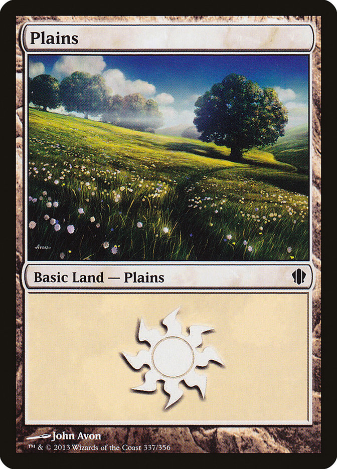Plains (337) [Commander 2013] MTG Single Magic: The Gathering    | Red Claw Gaming