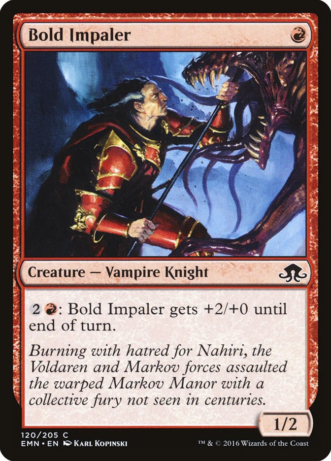 Bold Impaler [Eldritch Moon] MTG Single Magic: The Gathering    | Red Claw Gaming