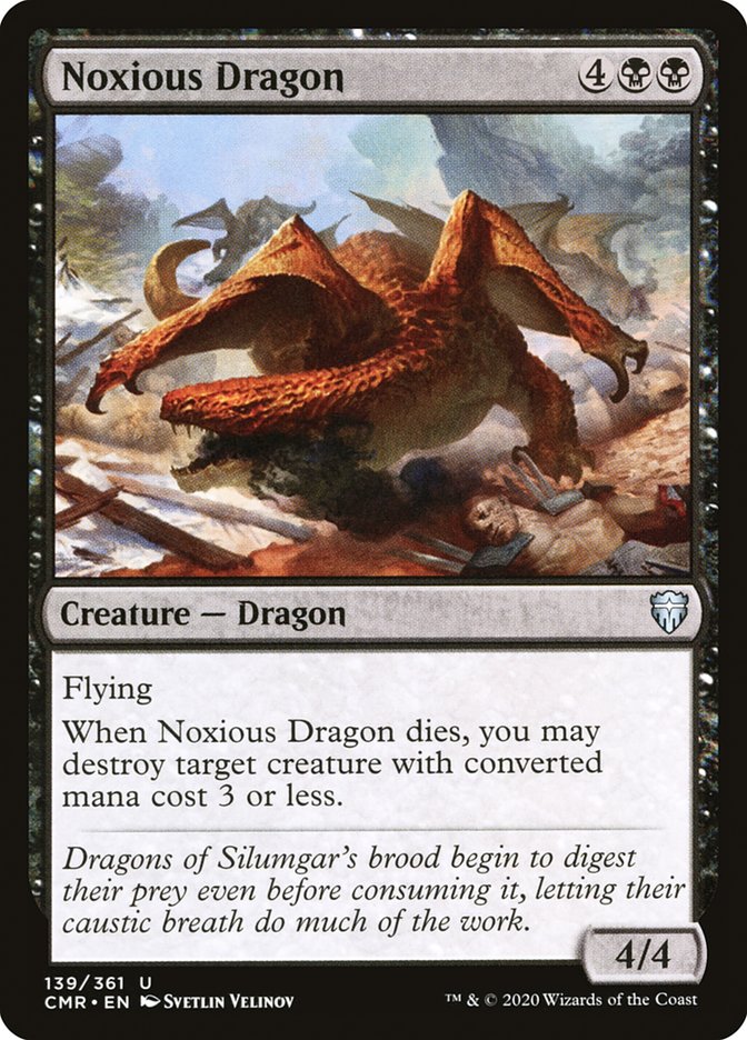 Noxious Dragon [Commander Legends] MTG Single Magic: The Gathering    | Red Claw Gaming