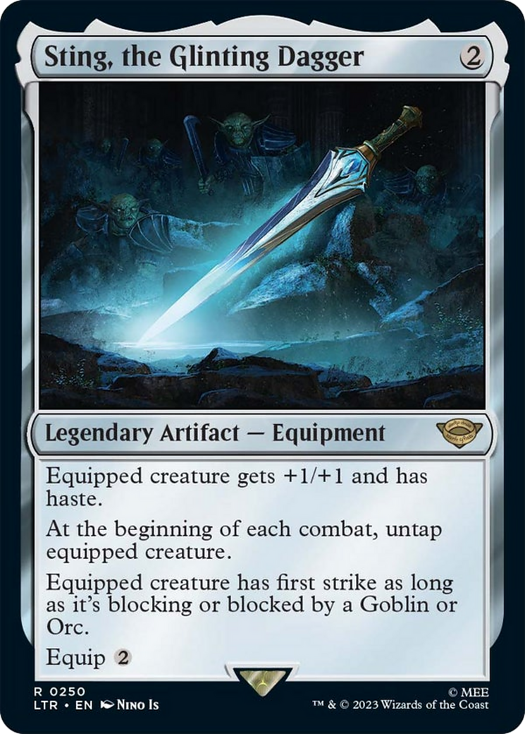Sting, the Glinting Dagger [The Lord of the Rings: Tales of Middle-Earth] MTG Single Magic: The Gathering    | Red Claw Gaming