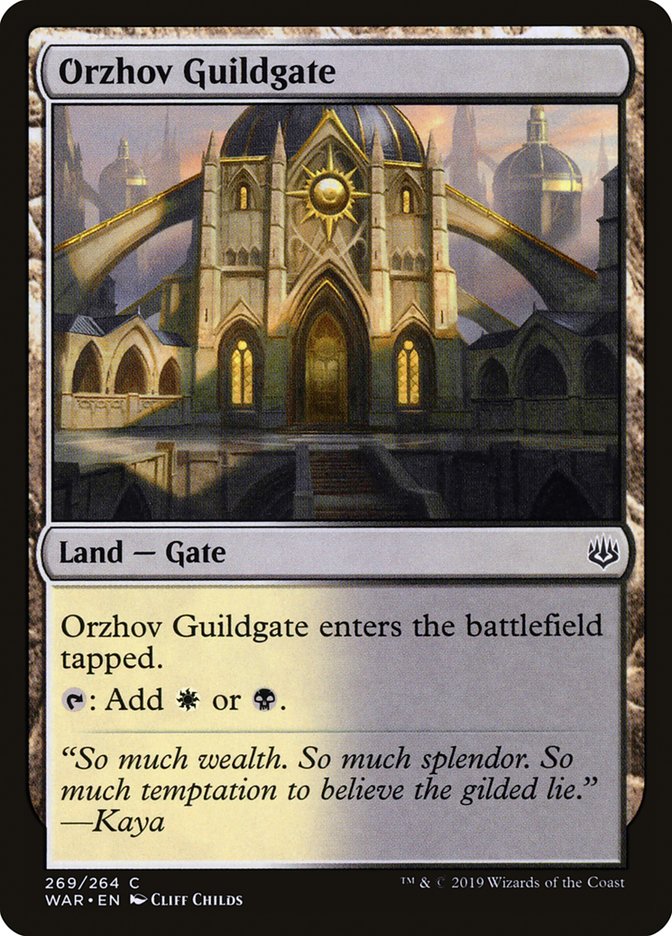 Orzhov Guildgate [War of the Spark] MTG Single Magic: The Gathering    | Red Claw Gaming