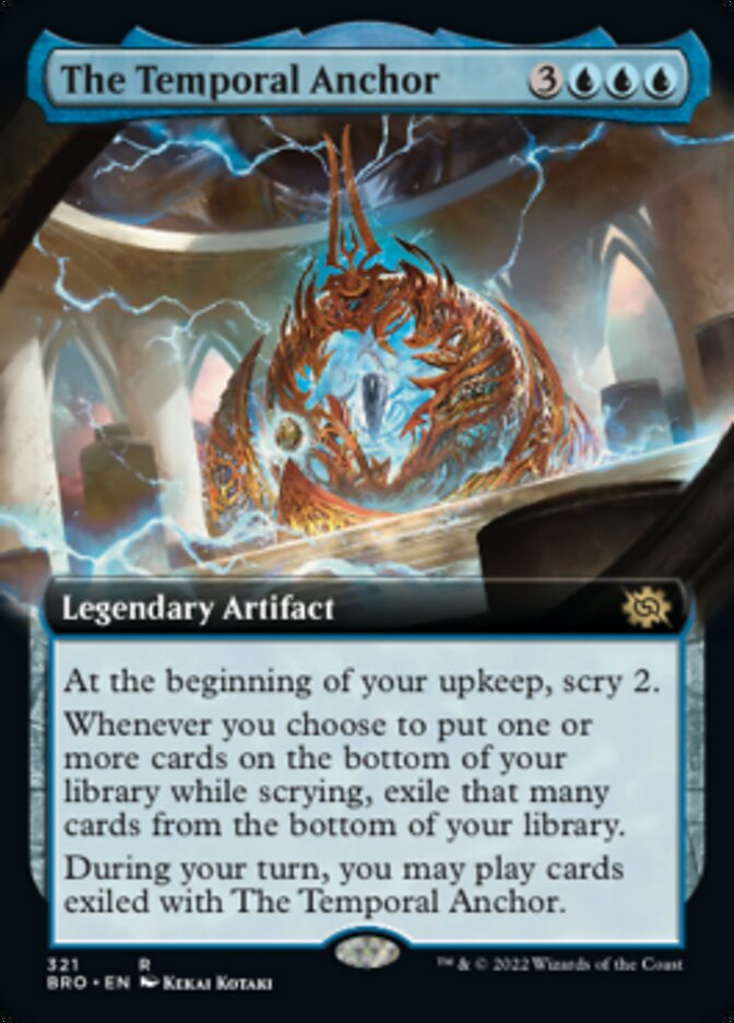 The Temporal Anchor (Extended Art) [The Brothers' War] MTG Single Magic: The Gathering    | Red Claw Gaming