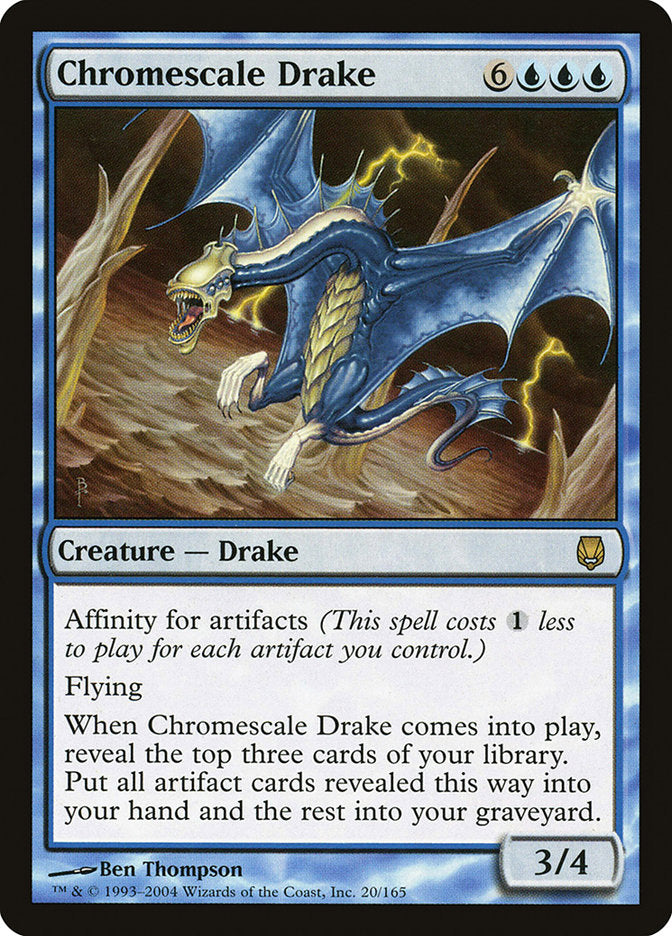 Chromescale Drake [Darksteel] MTG Single Magic: The Gathering    | Red Claw Gaming