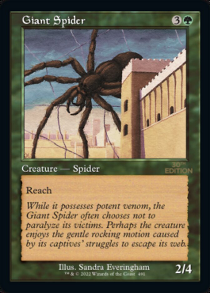 Giant Spider (Retro) [30th Anniversary Edition] MTG Single Magic: The Gathering    | Red Claw Gaming
