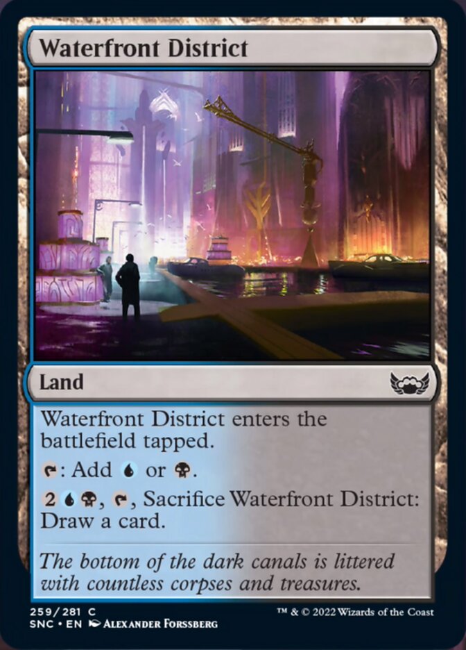 Waterfront District [Streets of New Capenna] MTG Single Magic: The Gathering    | Red Claw Gaming