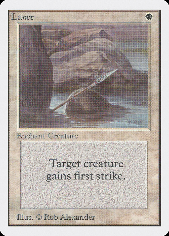 Lance [Unlimited Edition] MTG Single Magic: The Gathering    | Red Claw Gaming