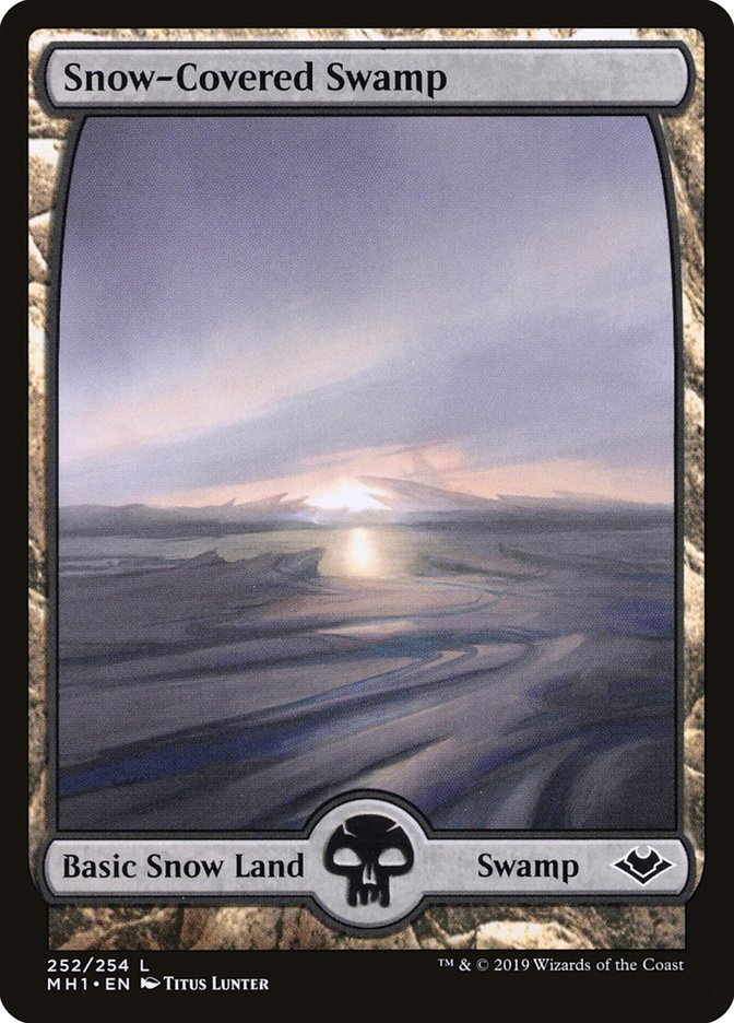 Snow-Covered Swamp [Modern Horizons] MTG Single Magic: The Gathering    | Red Claw Gaming