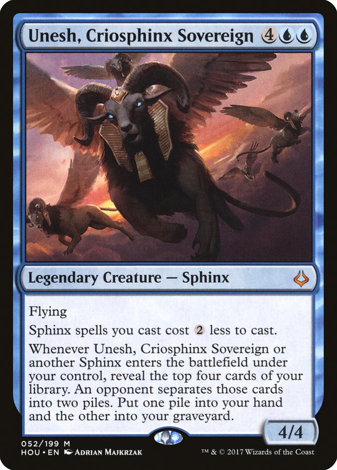 Unesh, Criosphinx Sovereign [Hour of Devastation] MTG Single Magic: The Gathering    | Red Claw Gaming