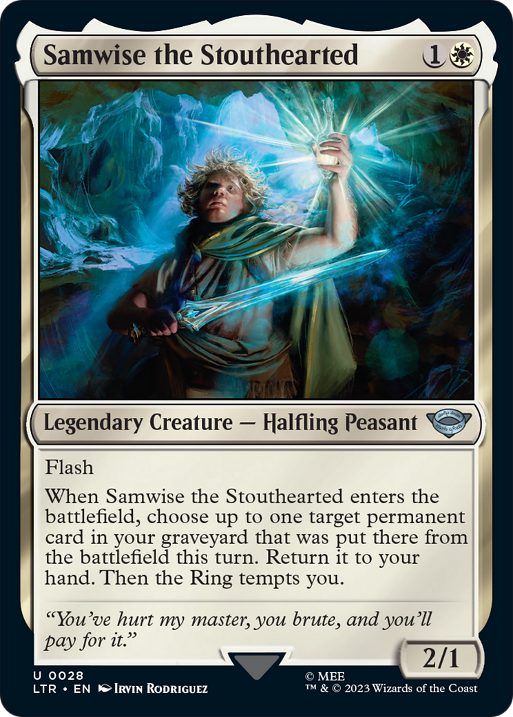 Samwise the Stouthearted [The Lord of the Rings: Tales of Middle-Earth] MTG Single Magic: The Gathering    | Red Claw Gaming