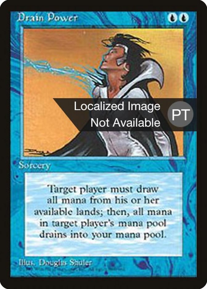 Drain Power [Fourth Edition (Foreign Black Border)] MTG Single Magic: The Gathering    | Red Claw Gaming