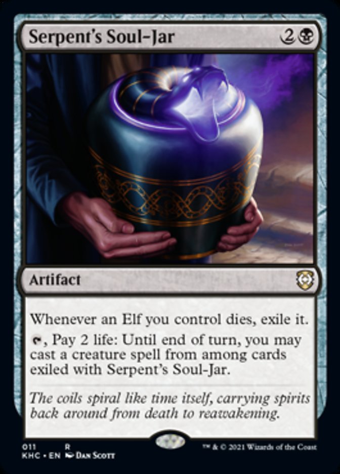 Serpent's Soul-Jar [Kaldheim Commander] MTG Single Magic: The Gathering    | Red Claw Gaming