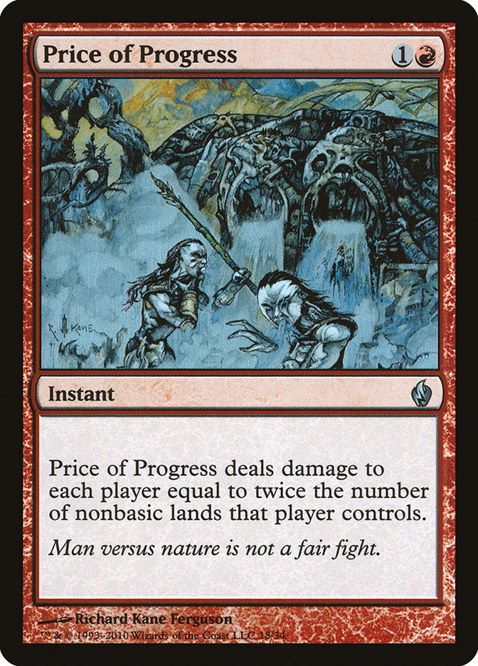 Price of Progress [Premium Deck Series: Fire and Lightning] MTG Single Magic: The Gathering    | Red Claw Gaming