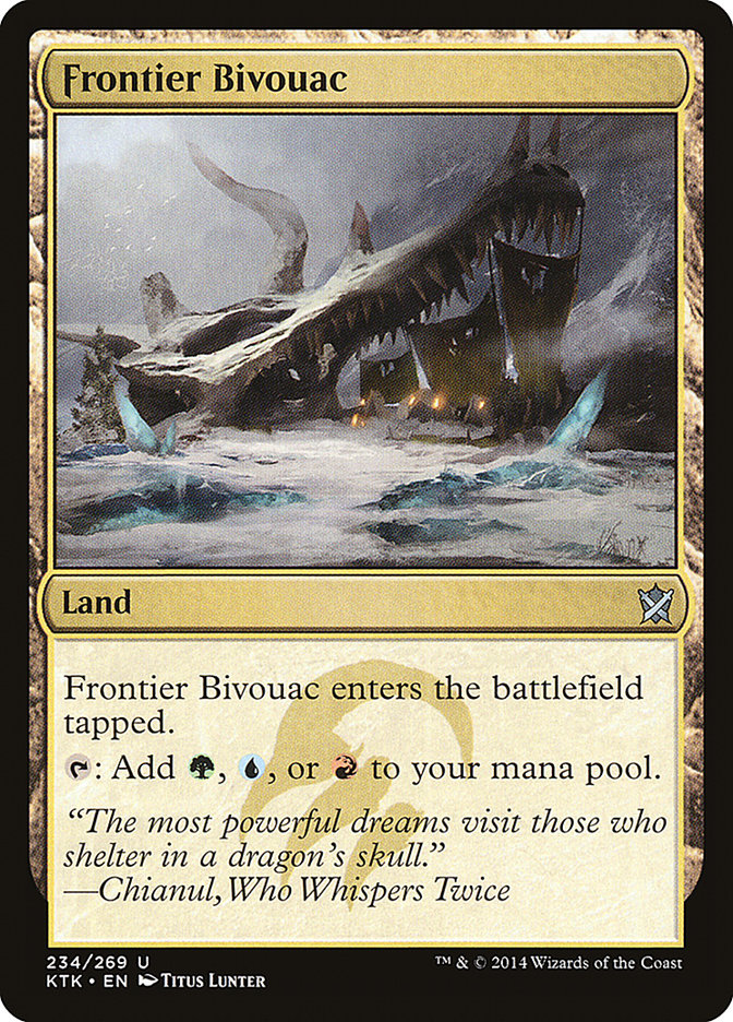 Frontier Bivouac [Khans of Tarkir] MTG Single Magic: The Gathering    | Red Claw Gaming