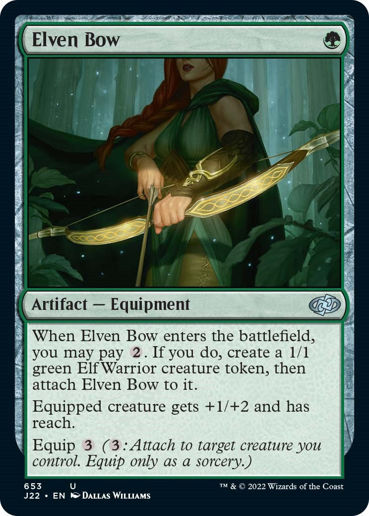 Elven Bow [Jumpstart 2022] MTG Single Magic: The Gathering    | Red Claw Gaming