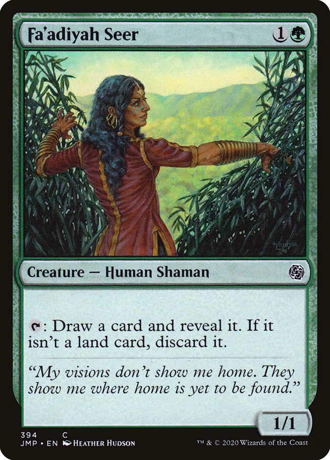 Fa'adiyah Seer [Jumpstart] MTG Single Magic: The Gathering    | Red Claw Gaming