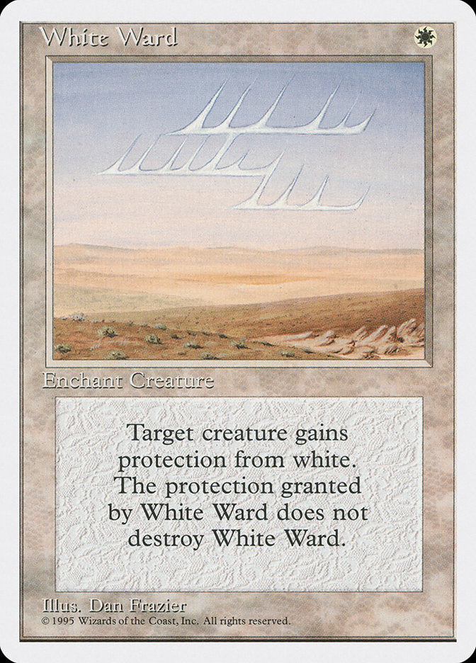 White Ward [Fourth Edition] MTG Single Magic: The Gathering    | Red Claw Gaming