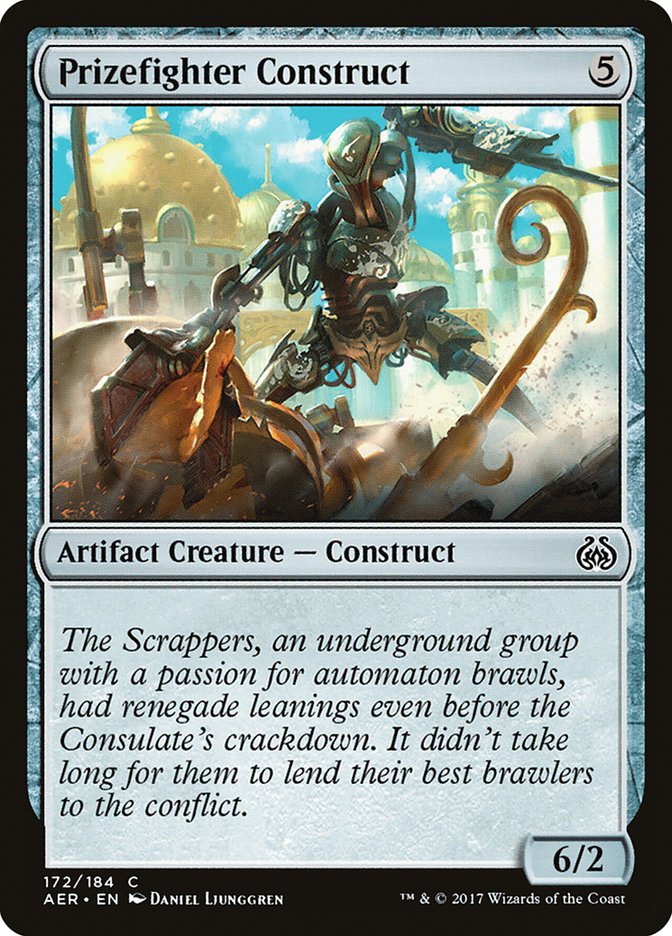 Prizefighter Construct [Aether Revolt] MTG Single Magic: The Gathering    | Red Claw Gaming