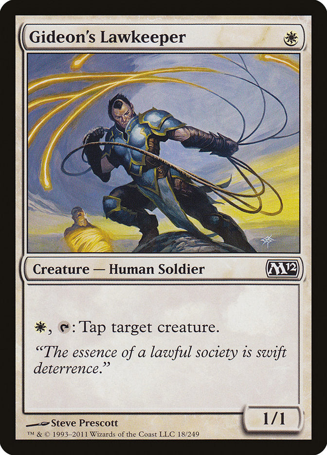 Gideon's Lawkeeper [Magic 2012] MTG Single Magic: The Gathering    | Red Claw Gaming