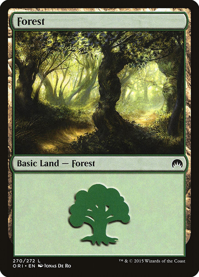 Forest (270) [Magic Origins] MTG Single Magic: The Gathering    | Red Claw Gaming