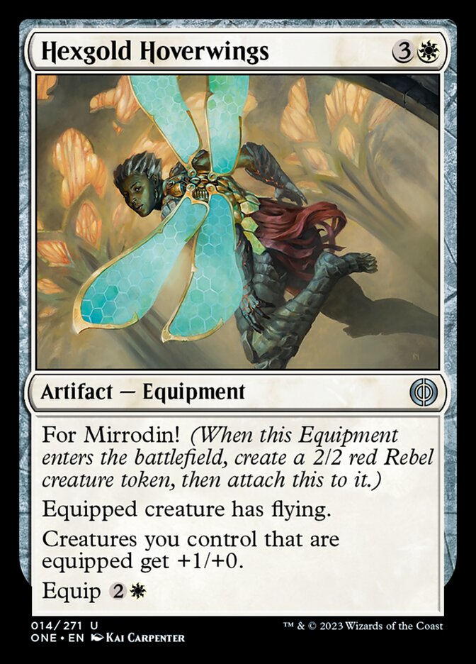 Hexgold Hoverwings [Phyrexia: All Will Be One] MTG Single Magic: The Gathering    | Red Claw Gaming