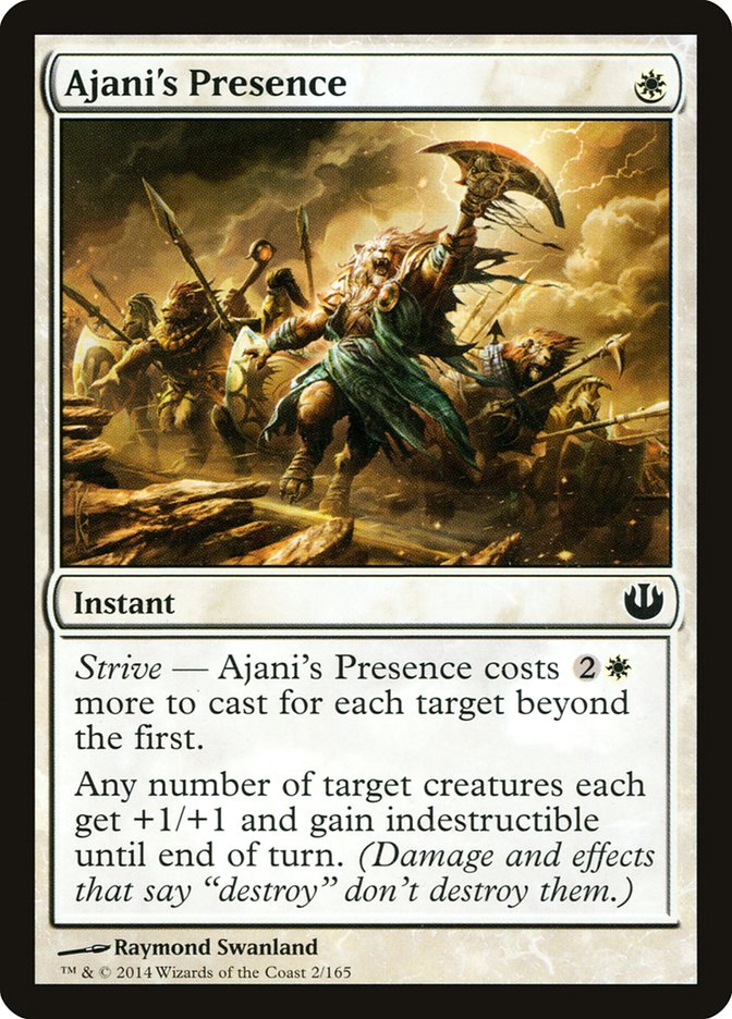 Ajani's Presence [Journey into Nyx] MTG Single Magic: The Gathering    | Red Claw Gaming