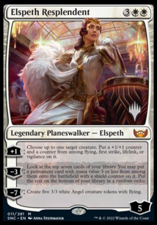 Elspeth Resplendent (Promo Pack) [Streets of New Capenna Promos] MTG Single Magic: The Gathering    | Red Claw Gaming