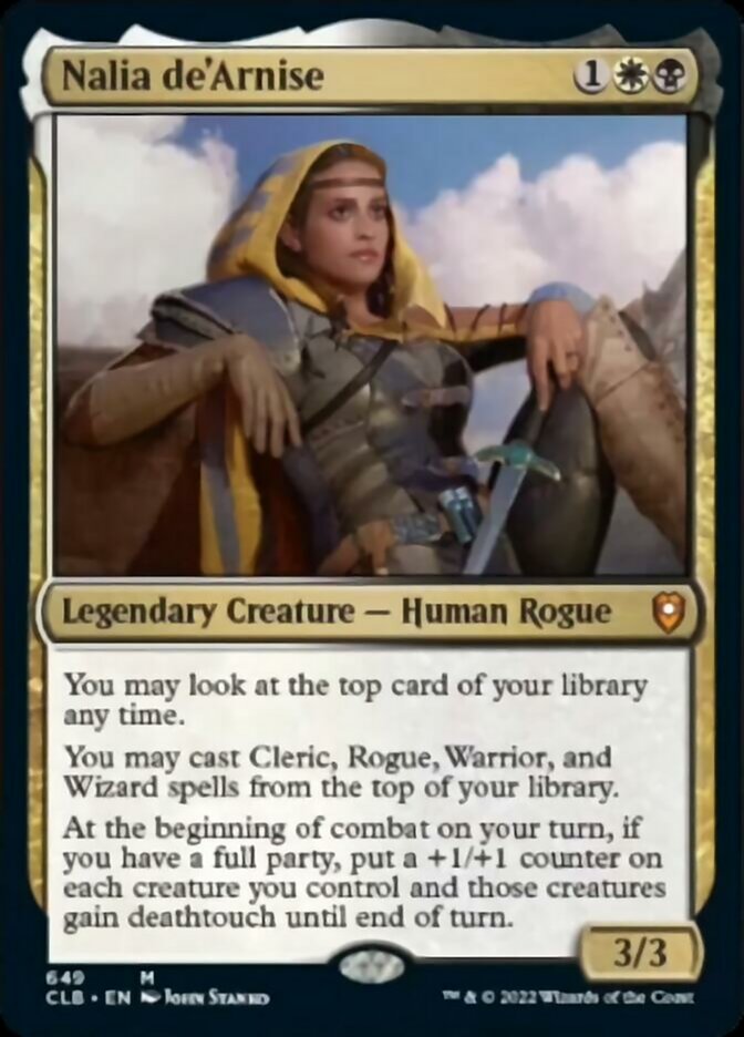 Nalia de'Arnise [Commander Legends: Battle for Baldur's Gate] MTG Single Magic: The Gathering    | Red Claw Gaming