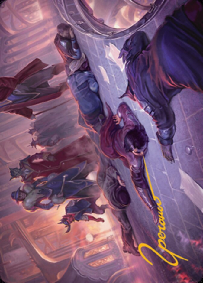 Make an Example Art Card (Gold-Stamped Signature) [Streets of New Capenna Art Series] MTG Single Magic: The Gathering    | Red Claw Gaming