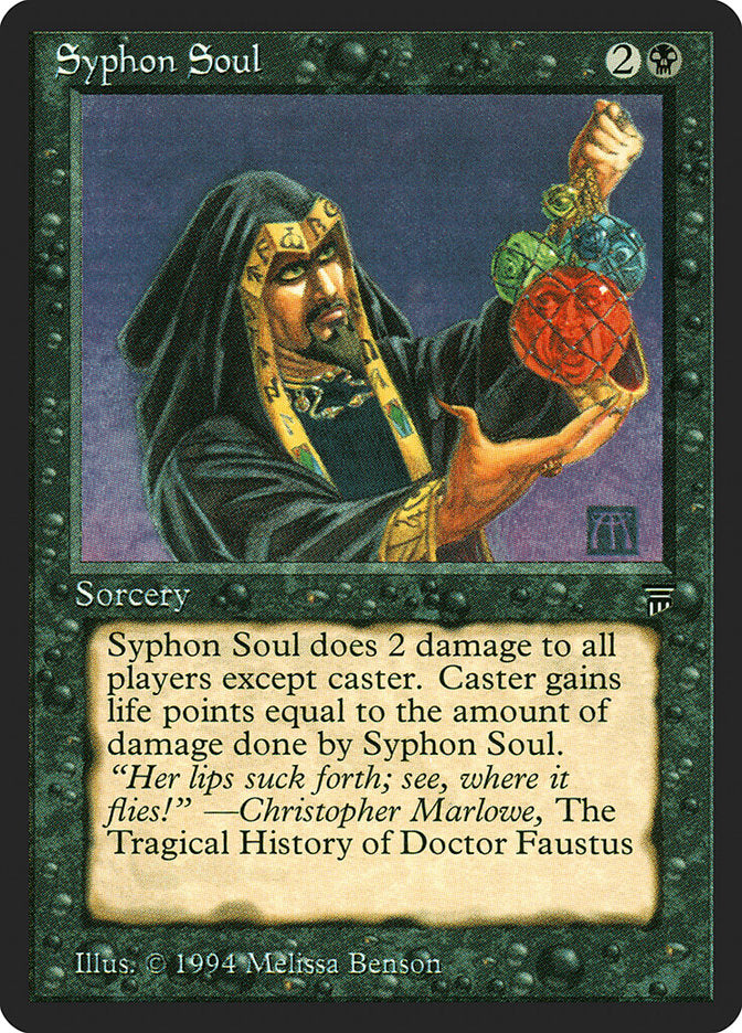 Syphon Soul [Legends] MTG Single Magic: The Gathering    | Red Claw Gaming