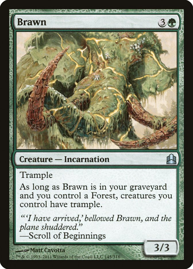 Brawn [Commander 2011] MTG Single Magic: The Gathering    | Red Claw Gaming