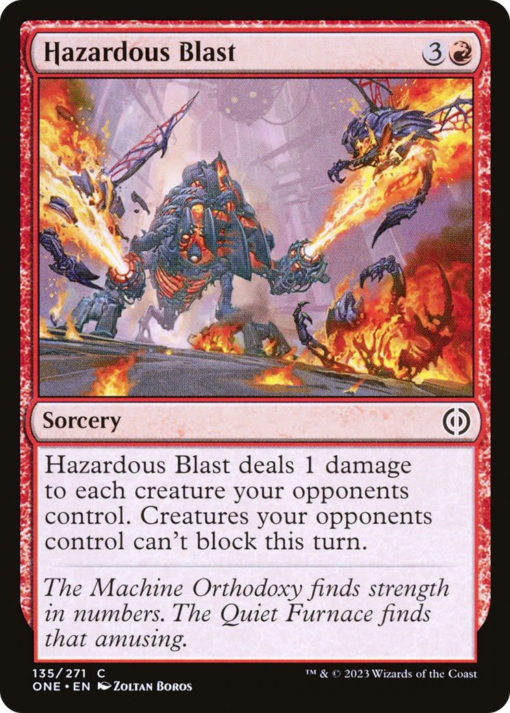 Hazardous Blast [Phyrexia: All Will Be One] MTG Single Magic: The Gathering    | Red Claw Gaming