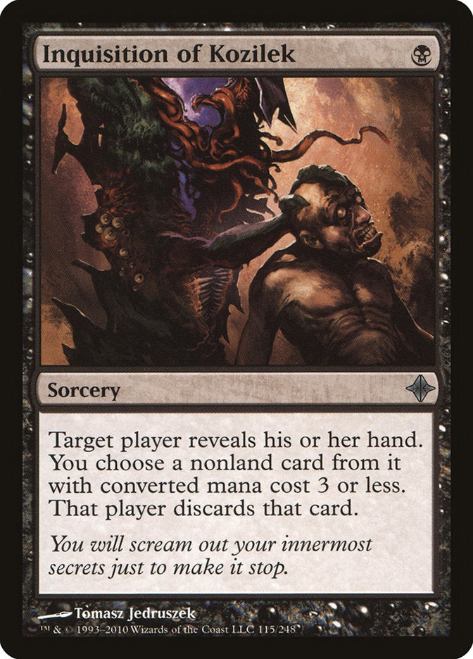 Inquisition of Kozilek [Rise of the Eldrazi] MTG Single Magic: The Gathering    | Red Claw Gaming