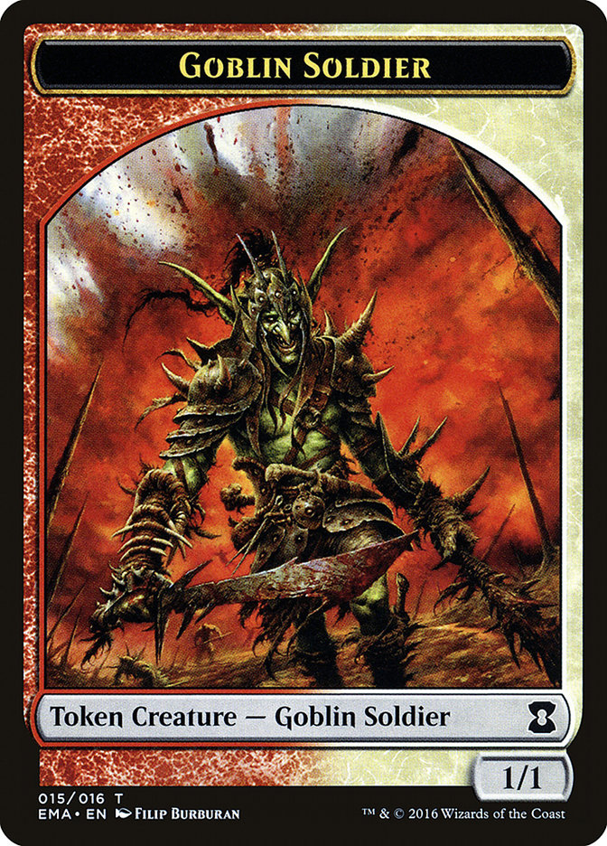 Goblin Soldier Token [Eternal Masters Tokens] MTG Single Magic: The Gathering    | Red Claw Gaming