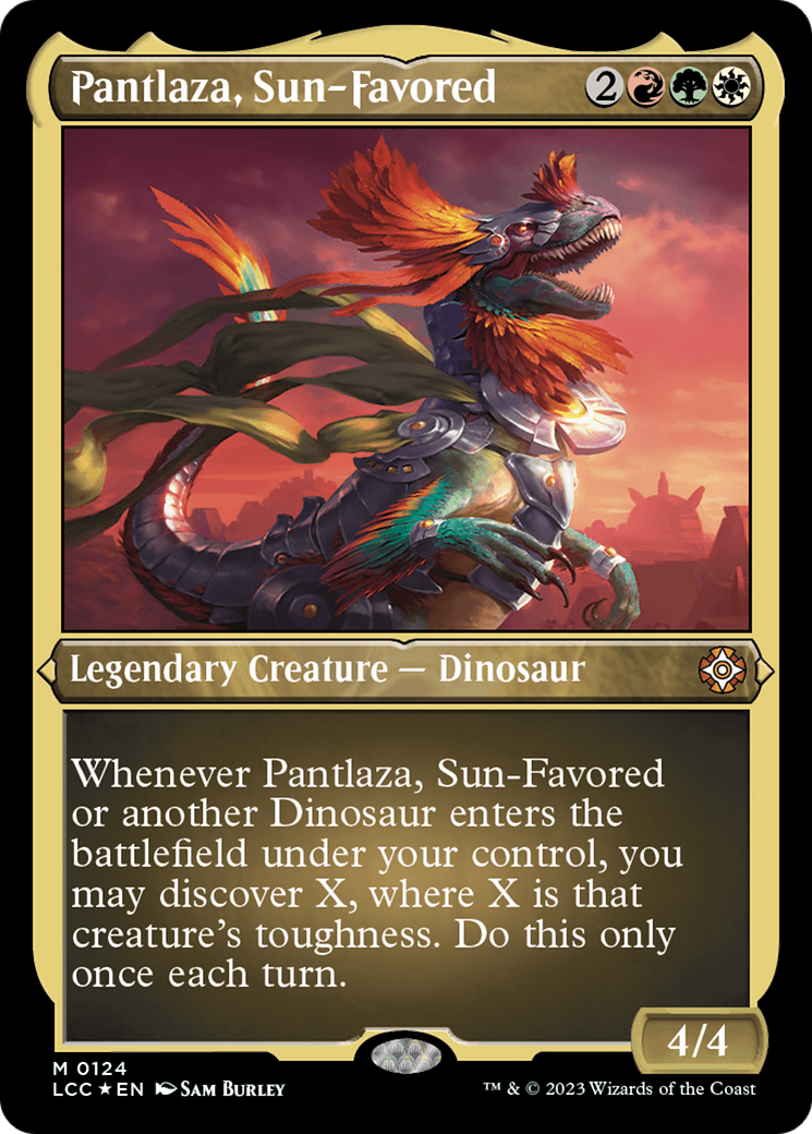 Pantlaza, Sun-Favored (Display Commander) [The Lost Caverns of Ixalan Commander] MTG Single Magic: The Gathering    | Red Claw Gaming