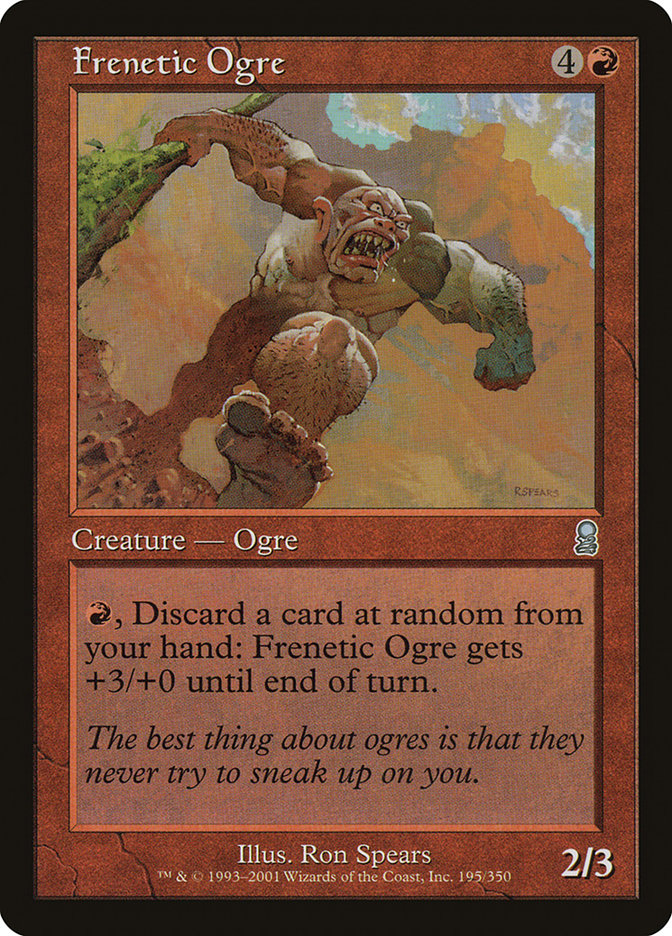Frenetic Ogre [Odyssey] MTG Single Magic: The Gathering    | Red Claw Gaming