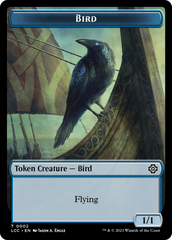 Bird // Merfolk (0003) Double-Sided Token [The Lost Caverns of Ixalan Commander Tokens] MTG Single Magic: The Gathering    | Red Claw Gaming
