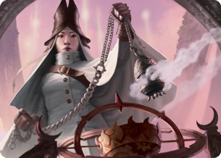 Celestus Sanctifier Art Card [Innistrad: Midnight Hunt Art Series] MTG Single Magic: The Gathering    | Red Claw Gaming