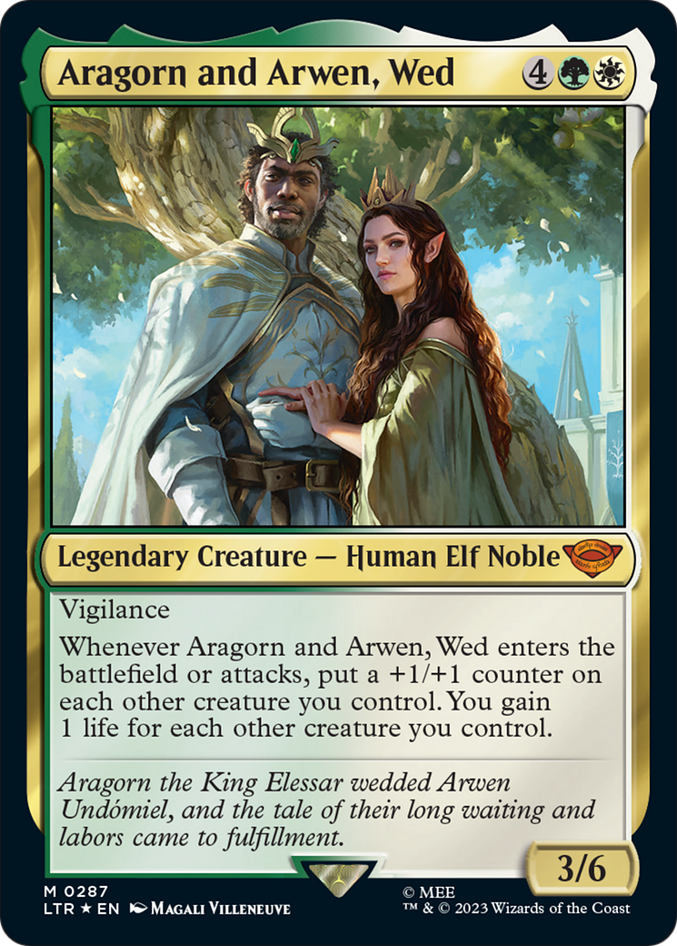 Aragorn and Arwen, Wed [The Lord of the Rings: Tales of Middle-Earth] MTG Single Magic: The Gathering    | Red Claw Gaming