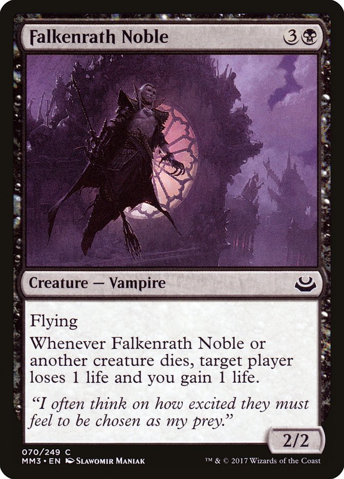 Falkenrath Noble [Modern Masters 2017] MTG Single Magic: The Gathering    | Red Claw Gaming