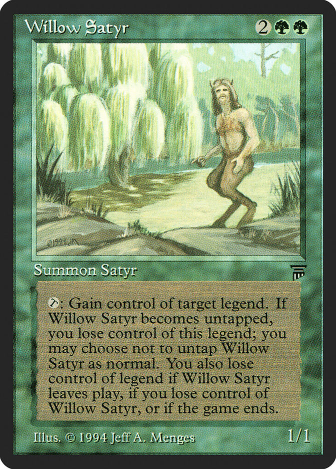 Willow Satyr [Legends] MTG Single Magic: The Gathering    | Red Claw Gaming