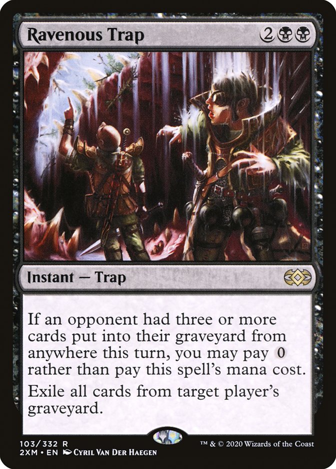 Ravenous Trap [Double Masters] MTG Single Magic: The Gathering    | Red Claw Gaming