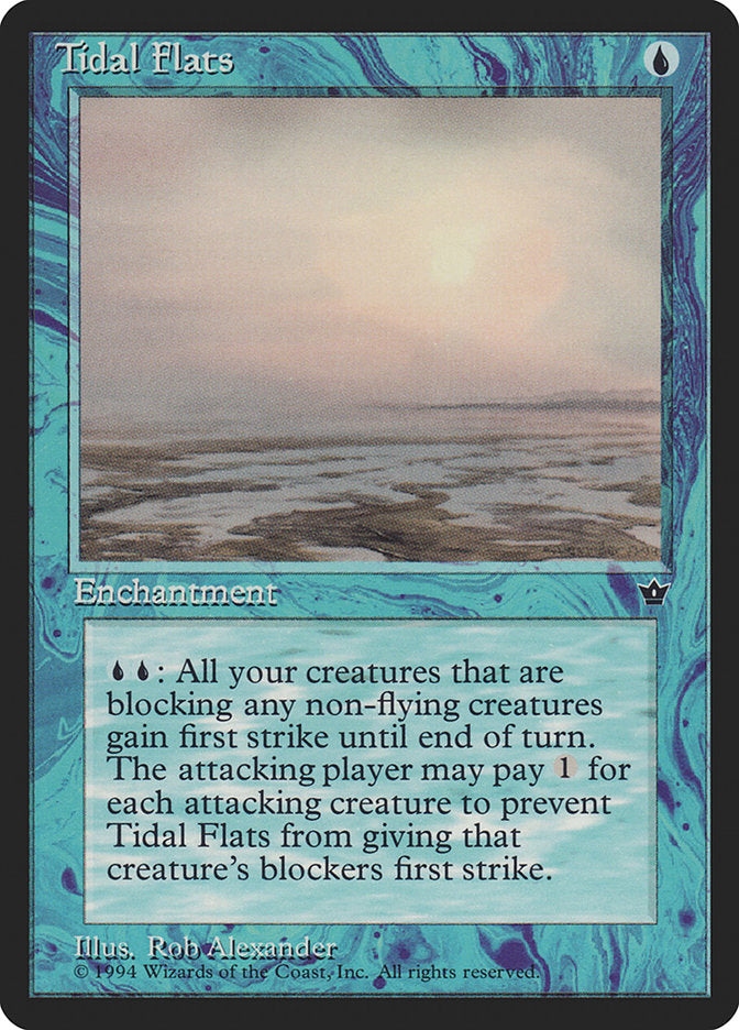 Tidal Flats (Sun Behind Fog) [Fallen Empires] MTG Single Magic: The Gathering    | Red Claw Gaming